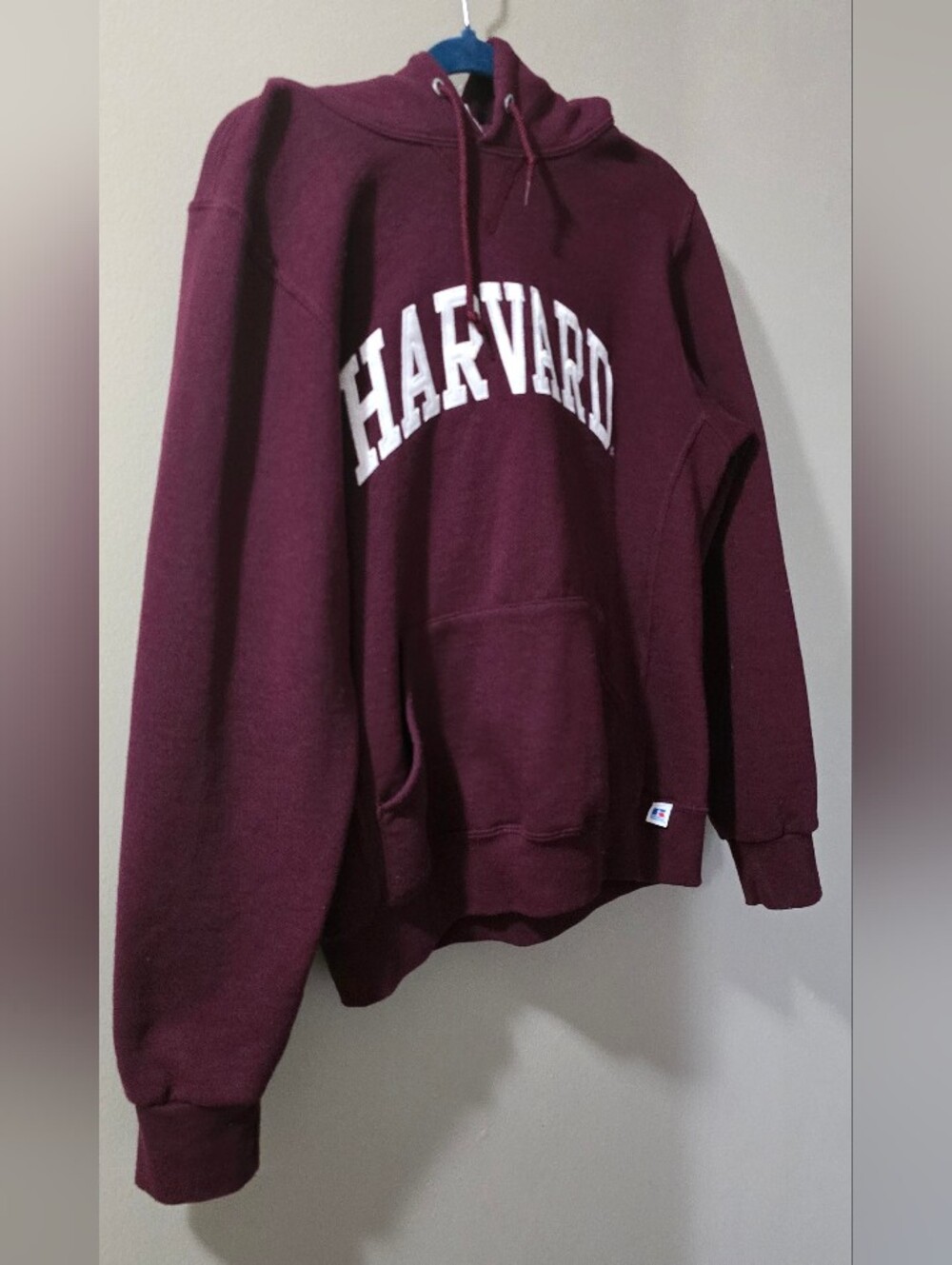 Russell Athletic Maroon Hooded Sweatshirt